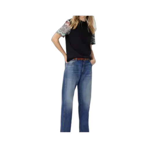 Zig-Zag Sleeve Top