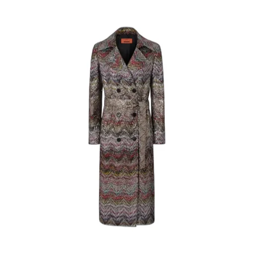 Viscose Blend Trench Coat