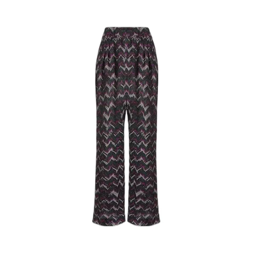 Zigzag-Woven Trousers