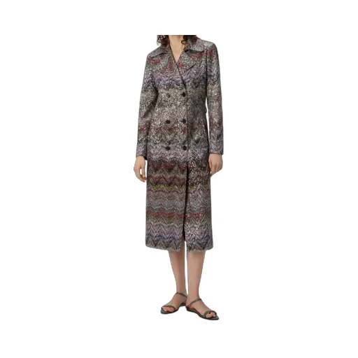 Viscose Blend Trench Coat