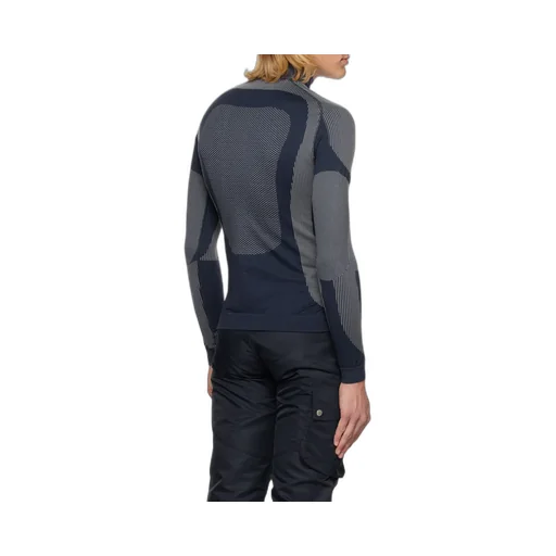 Logo Printed Turtleneck Top
