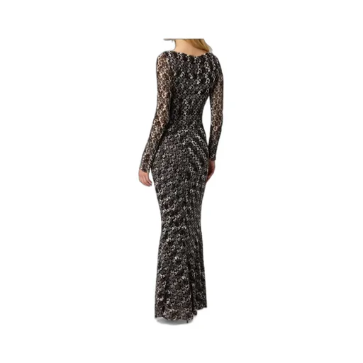 Long Dress In Embroidered Lace