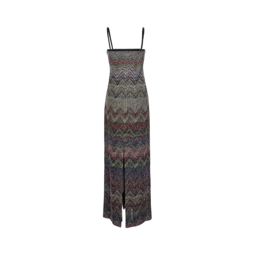 Zig Zag Sleeveless Long Dress