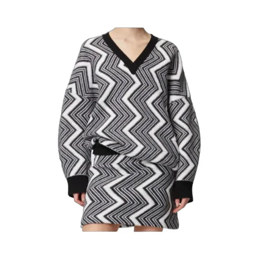 Zigzag Wool Sweater