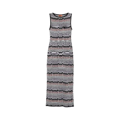 Zigzag-Pattern Dress