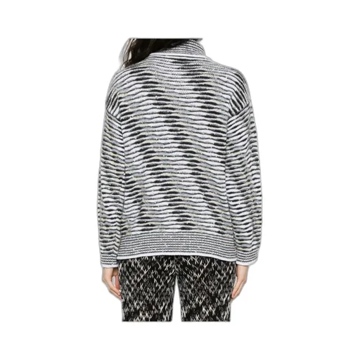 Patterned-Jacquard Jumper