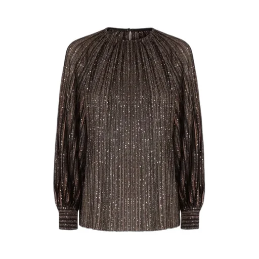 Sequin-Striped Top