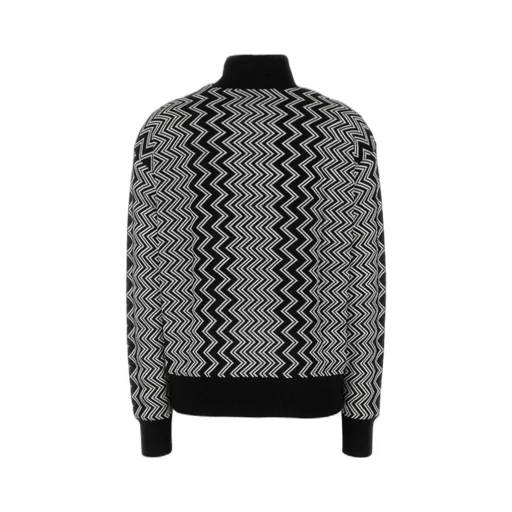 Zigzag Straight Hem Jumper