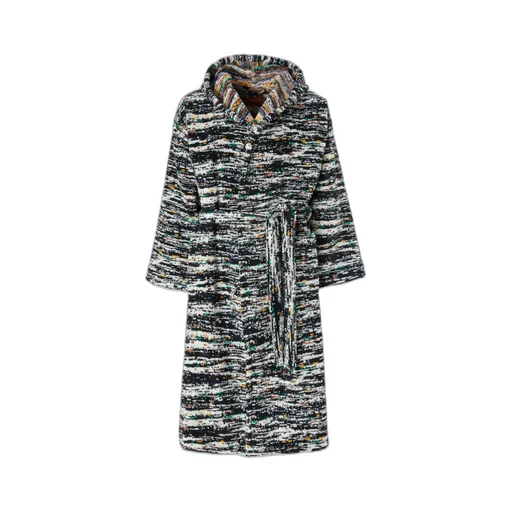 Textured Hooded Robe