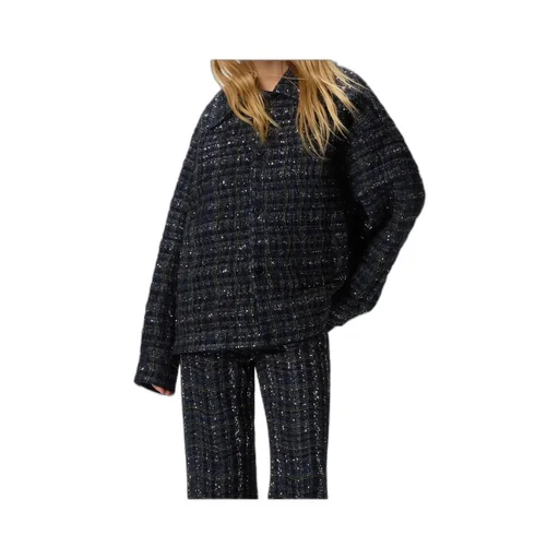 Wave Check Patterned Overshirt