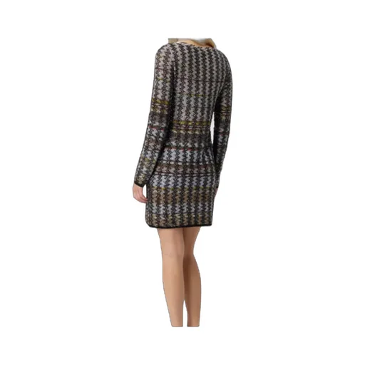 Crewneck Sequin-Embellished Mini Dress