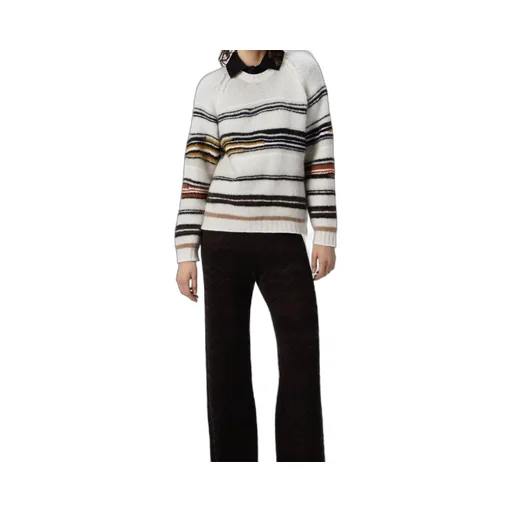 Crew Neck Striped Sweater