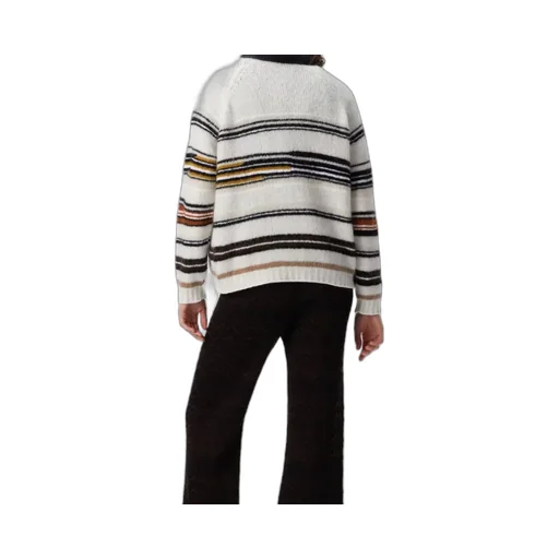 Crew Neck Striped Sweater