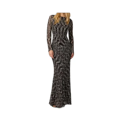 Long Dress In Embroidered Lace