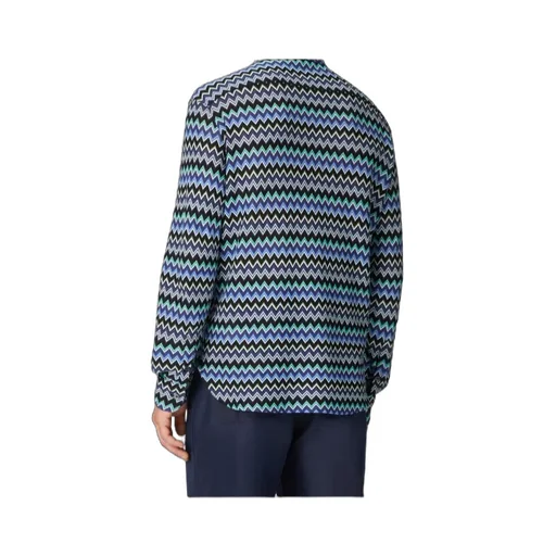 Zig Zag Printed Long-Sleeved Shirt