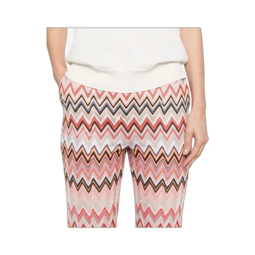 Zigzag Patterned Trousers