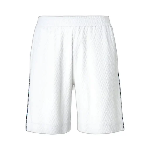 Contrast Piping Zig Zag Terry Shorts
