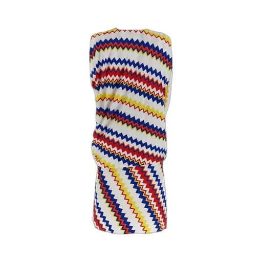 Zig-Zag Sleeveless Mini Dress