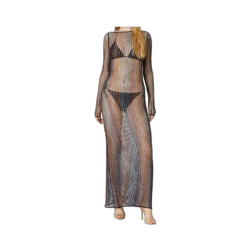 Long-Sleeved Knitted Dress