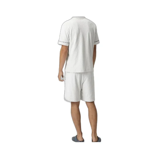 Contrast Piping Zig Zag Terry Shorts