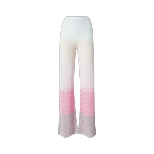 Chevron-Knit Trousers