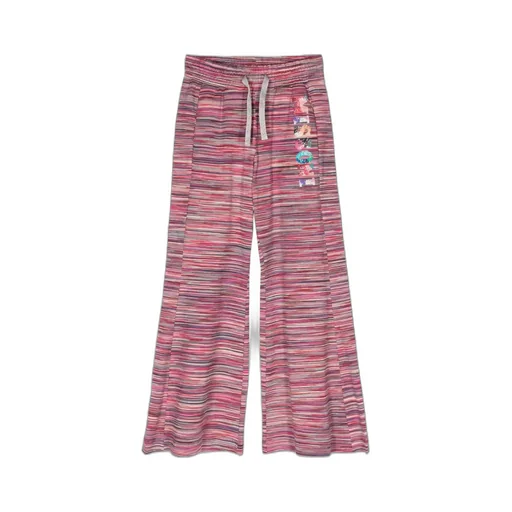 Logo Embellished Drawstring Track Trousers