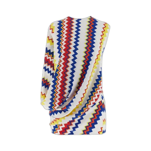 Zigzag Draped Top
