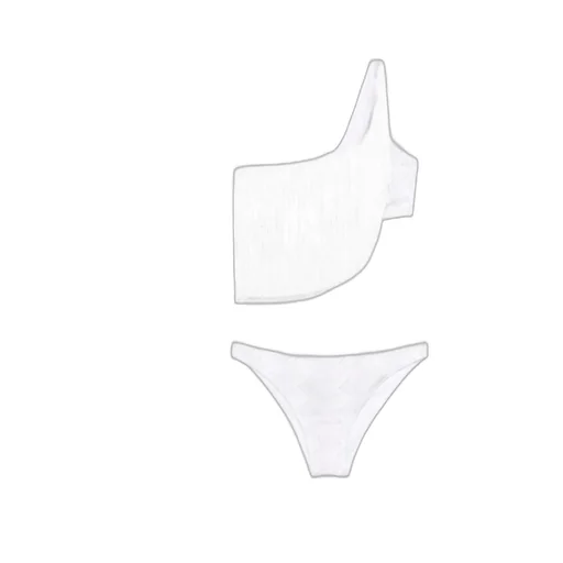One-Shoulder Fringed Bikini