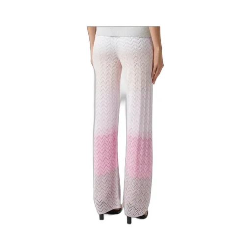 Chevron-Knit Trousers