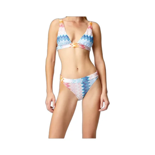 Zigzag Lamé Bikini Set