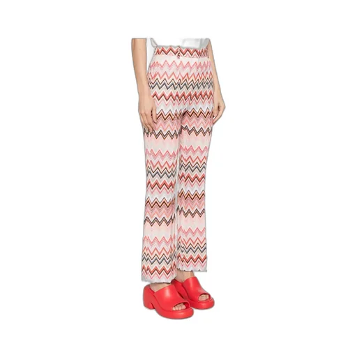 Zigzag Patterned Trousers