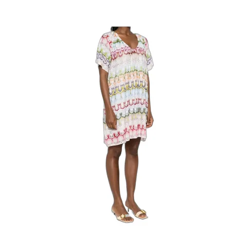 Crochet-Knit Mini Dress