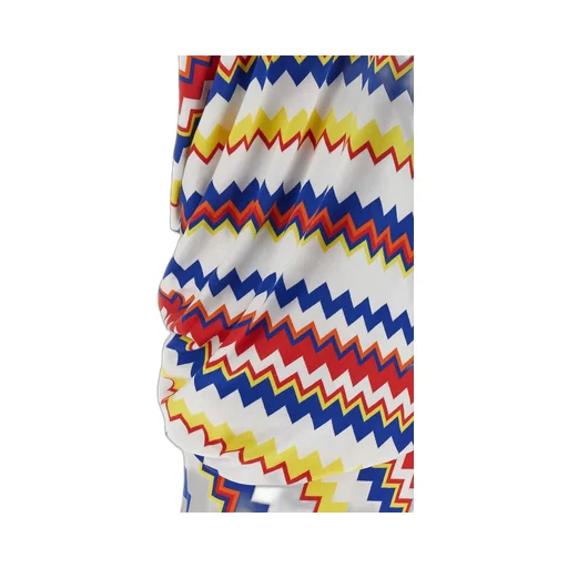 Zig-Zag Sleeveless Mini Dress