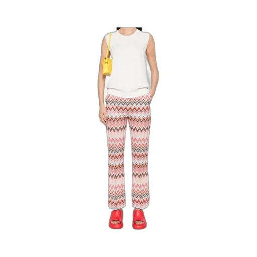 Zigzag Patterned Trousers