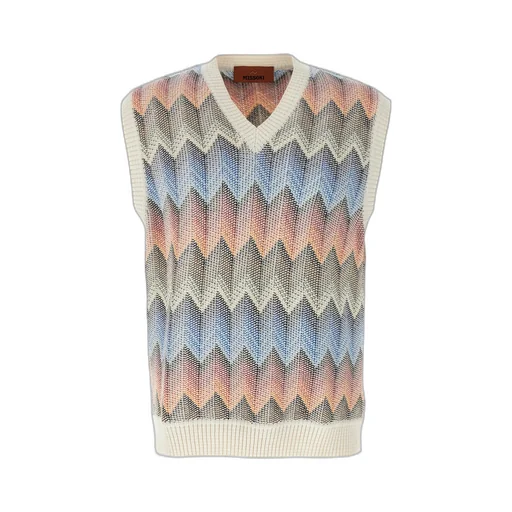 Chevron Knitted Vest