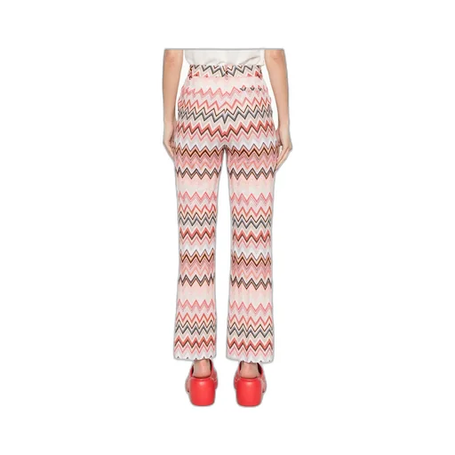 Zigzag Patterned Trousers