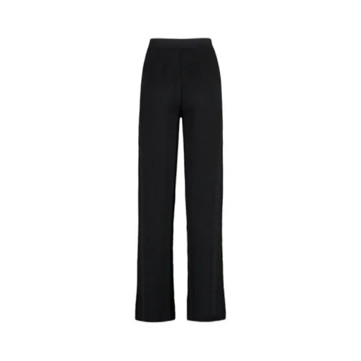 Zig-Zag Mid-Rise Straight-Leg Trousers