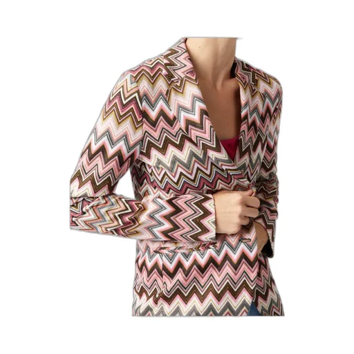 Zigzag Single Breasted Blazer
