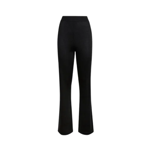 Glitter-Detail Straight Trousers