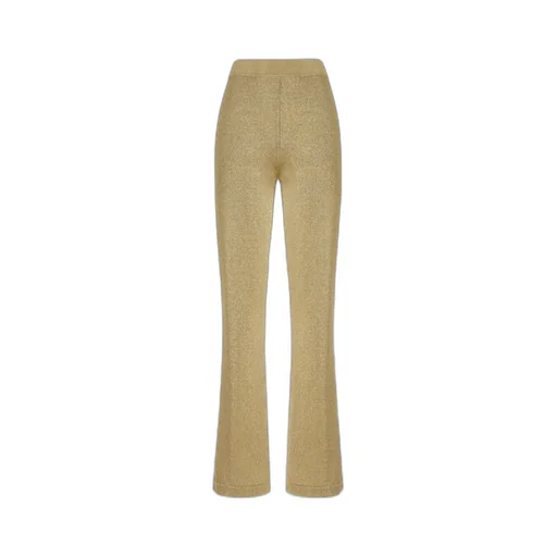 Lurex-Knit Trousers