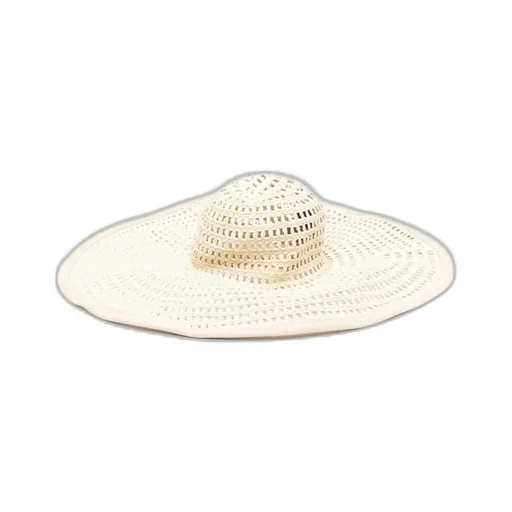 Interwoven Sun Hat With Scarf Detail