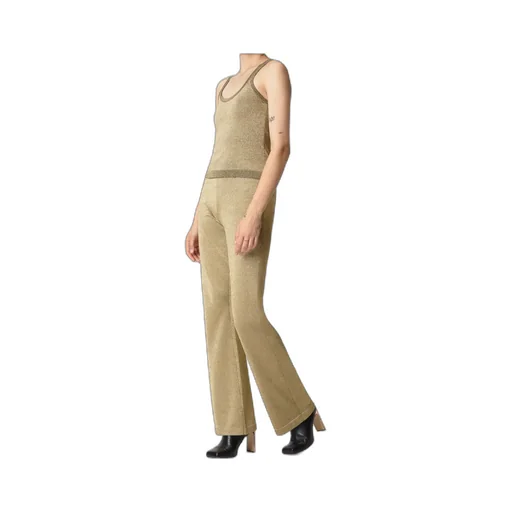 Lurex-Knit Trousers