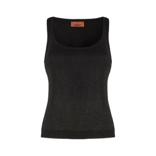 Glitter-Effect Tank Top