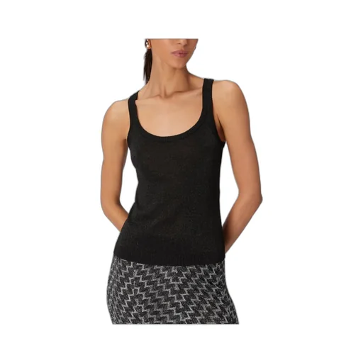 Glitter-Effect Tank Top