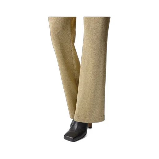 Lurex-Knit Trousers