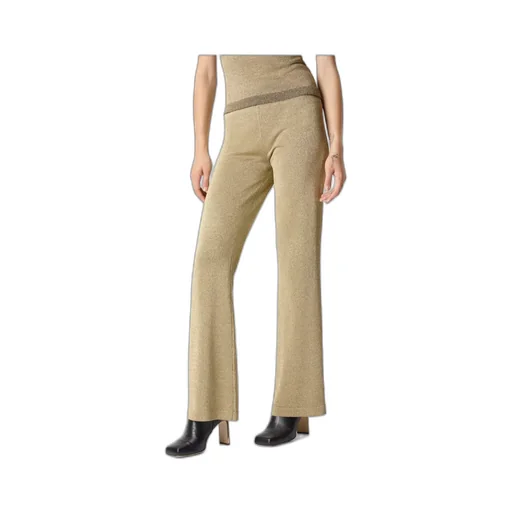 Lurex-Knit Trousers