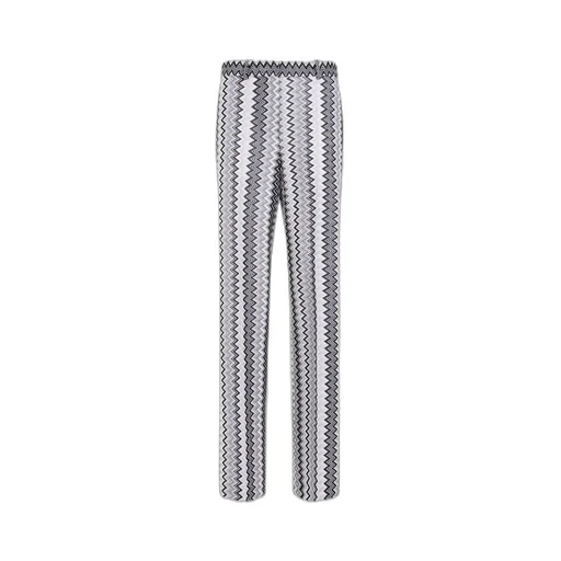 Zigzag High-Waisted Trousers