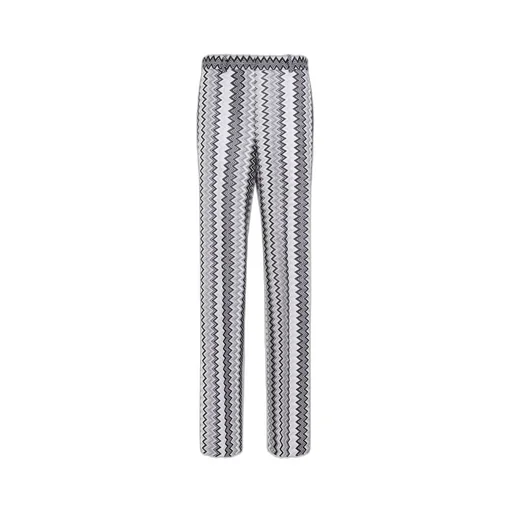 Zigzag High-Waisted Trousers