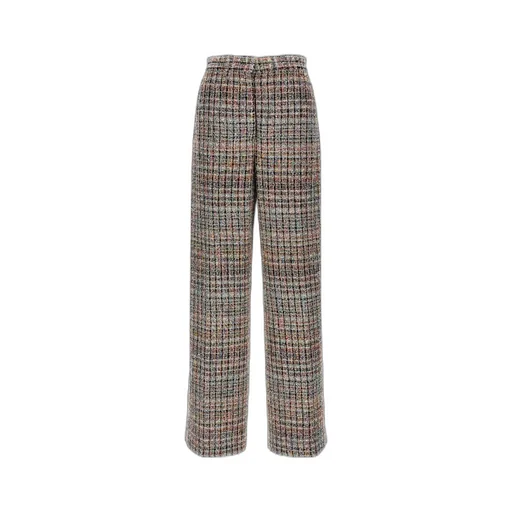 Micro Sequin Straight Leg Pants