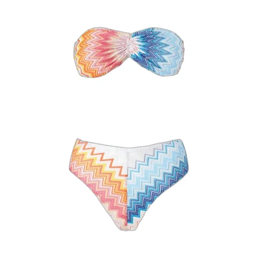 Zigzag Pattern Bikini Set